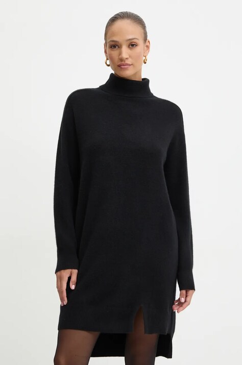 Вовняна сукня Pinko колір чорний mini oversize 103983 A22C