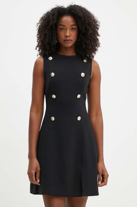 Сукня Marciano Guess LEILA колір чорний mini розкльошена 4YGK09 7115A