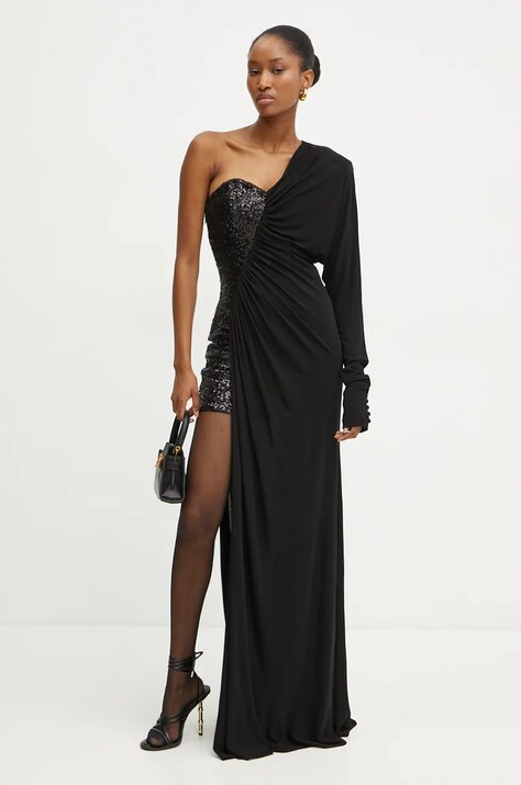 Pinko rochie culoarea negru, mini, mulată, 104506 A29M