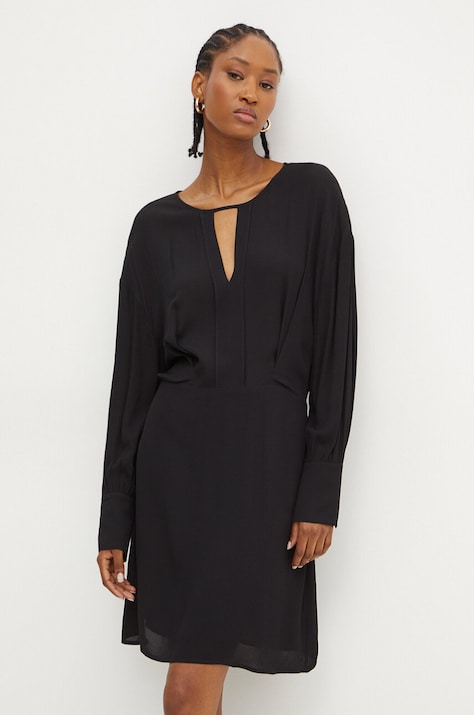 Liu Jo rochie culoarea negru, mini, dreaptă, WF4041 T2578