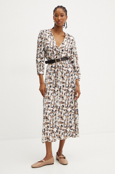 Liu Jo rochie midi, dreaptă, WF4404 T2735