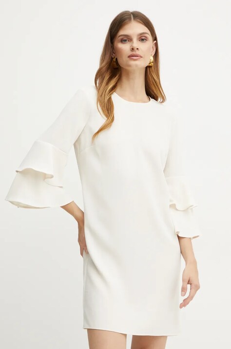 Liu Jo rochie culoarea bej, mini, dreaptă, WF4567 T0347