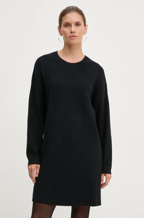 Marc O'Polo rochie culoarea negru, mini, oversize, 408600667107