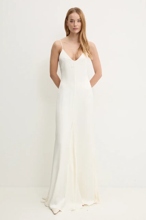 Ivy Oak rochie de mireasă culoarea alb, maxi, evazati, IO117627