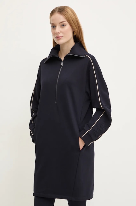 Max Mara Leisure rochie culoarea bleumarin, mini, dreaptă, 2426626048600