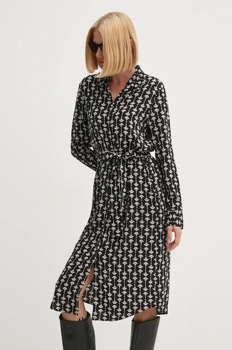 Joop! rochie culoarea negru, mini, evazată, 30043989