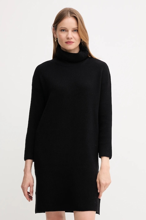 Šaty Barbour béžová barva, mini, oversize, LDR0559