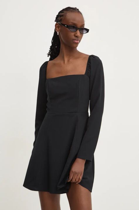 Abercrombie & Fitch rochie culoarea negru, mini, evazati, KI159-4732