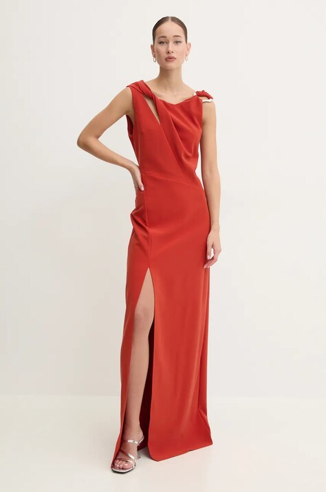 Stine Goya rochie culoarea portocaliu, maxi, dreaptă, D038-2274