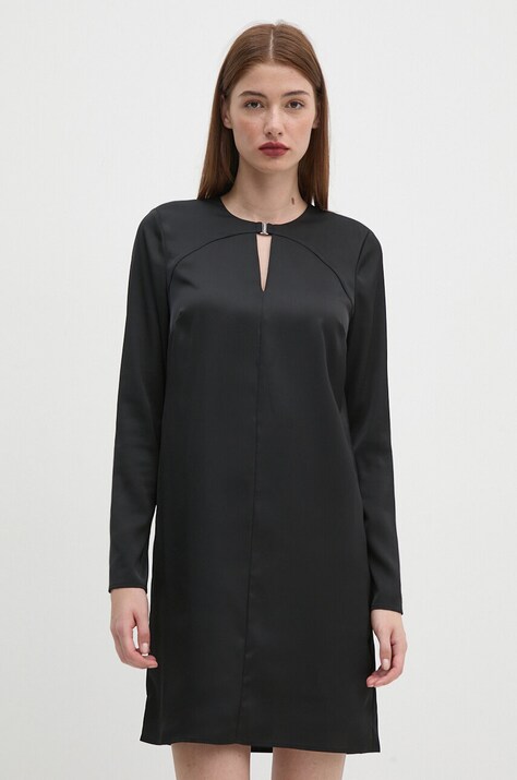 Calvin Klein rochie culoarea negru, mini, dreaptă, K20K207995