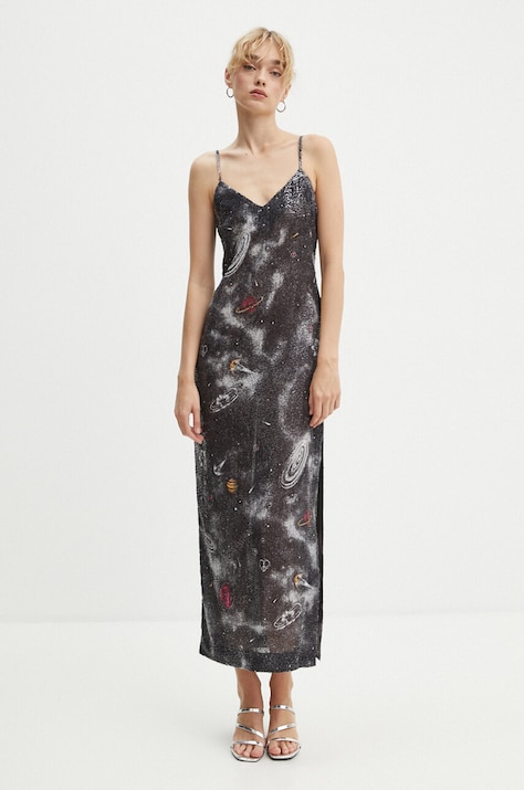 Moschino Jeans rochie maxi, dreaptă, A0448 8738