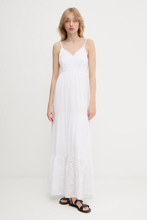Morgan rochie ROUBI culoarea bej, maxi, evazați, ROUBI