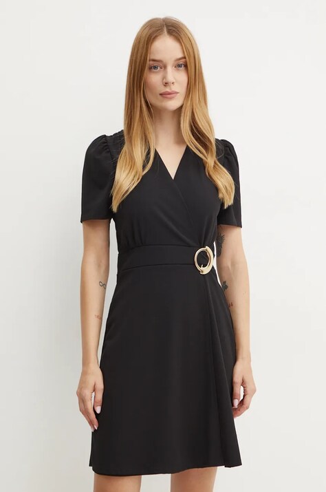 Morgan rochie RSCUBA culoarea negru, mini, evazată, RSCUBA