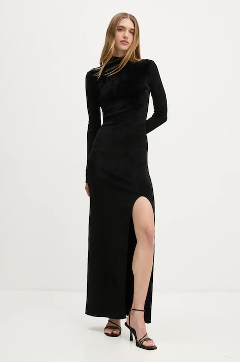 Nanushka rochie BEYLA culoarea negru, maxi, mulată, NW24PFBS29251