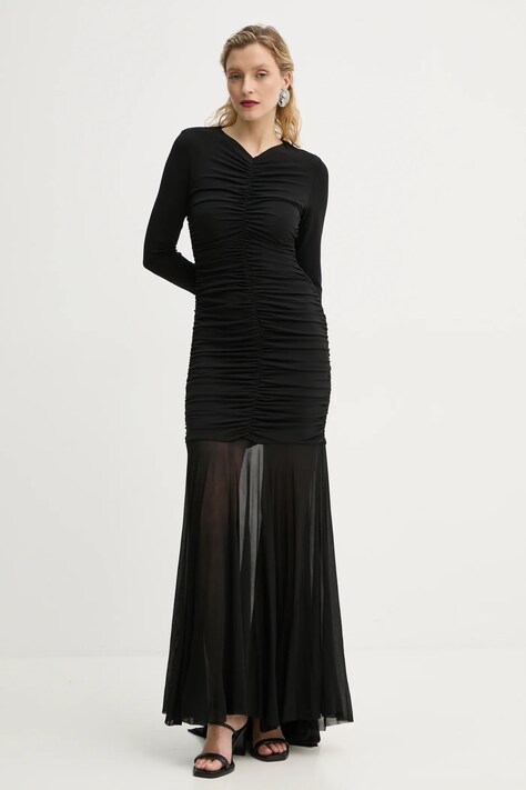 Šaty A.L.C. Fawn černá barva, maxi, 6DRES02467