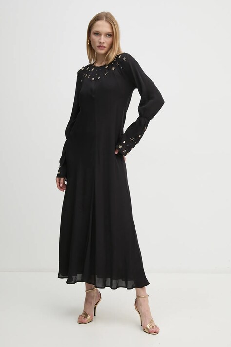 Forte Forte rochie culoarea negru, maxi, evazată, 13285_my dress