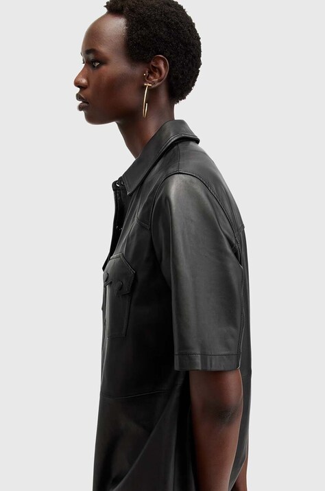 AllSaints сукня шкіряна ROCK DRESS — фото 4