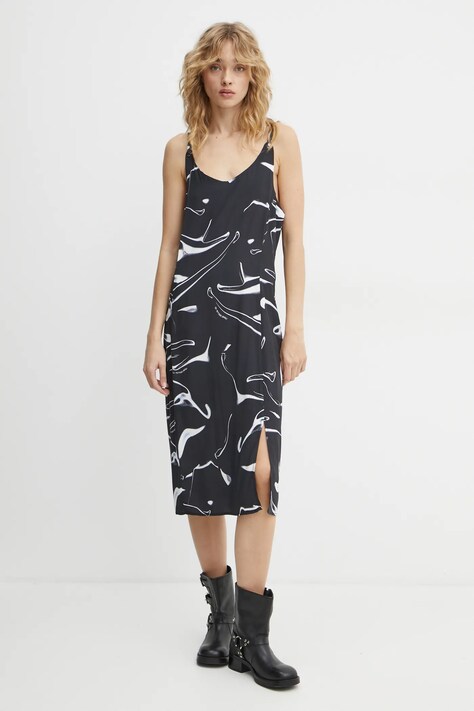 G-Star rochie midi, dreaptă, D25323-D725