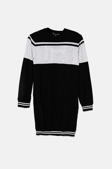 Дитяча сукня Guess колір чорний mini пряма J4YK04 Z3GW0