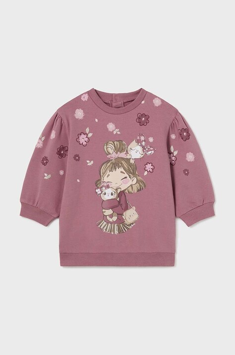 Mayoral rochie bebe culoarea roz, mini, dreaptă, 2922