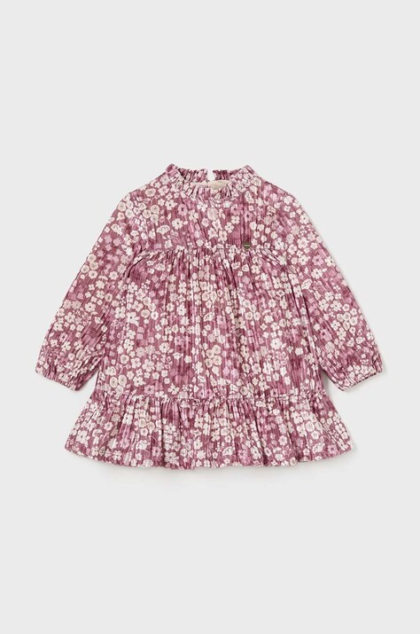 Mayoral rochie bebe culoarea roz, mini, evazată, 2923