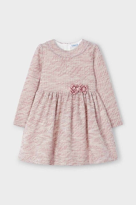 Детское платье Mayoral цвет розовый mini расклешённое 4916