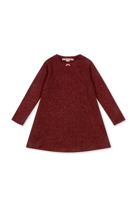 Рокля Konges Sløjd ROLI DRESS в червено къса разкроена KS102090