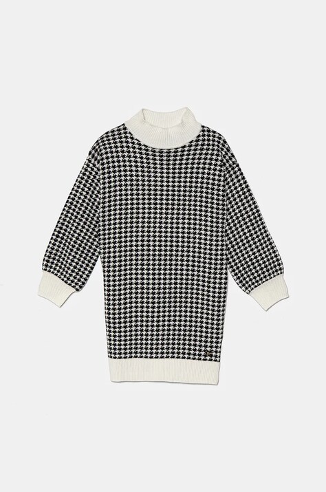 Детское платье с примесью шерсти Guess цвет белый mini oversize J4BK04 Z3K10