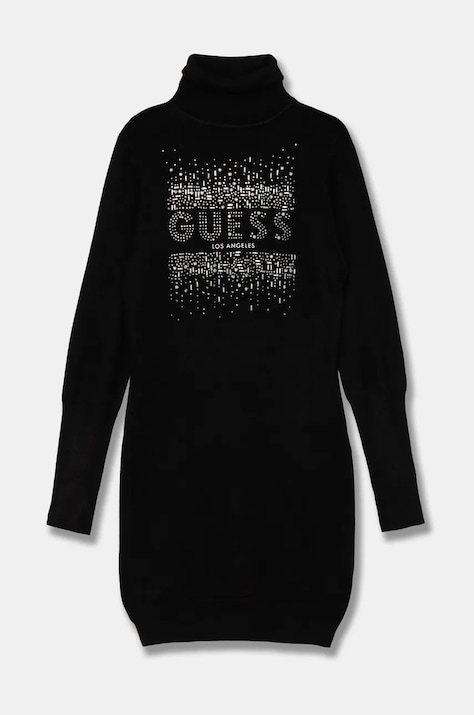 Haljina Guess boja: crna, mini, uska, J4BK13 Z2NQ2