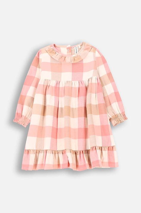 Дитяча бавовняна сукня Coccodrillo колір білий mini розкльошена FLOWERS GIRL NEWBORN