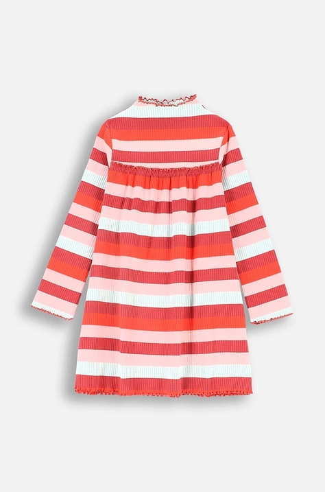 Coccodrillo rochie din bumbac pentru copii culoarea alb, mini, evazati, RODEO GIRL KIDS