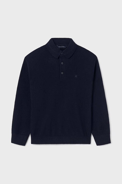 Mayoral pulover pentru copii din amestec de lana culoarea albastru marin, light, 7103