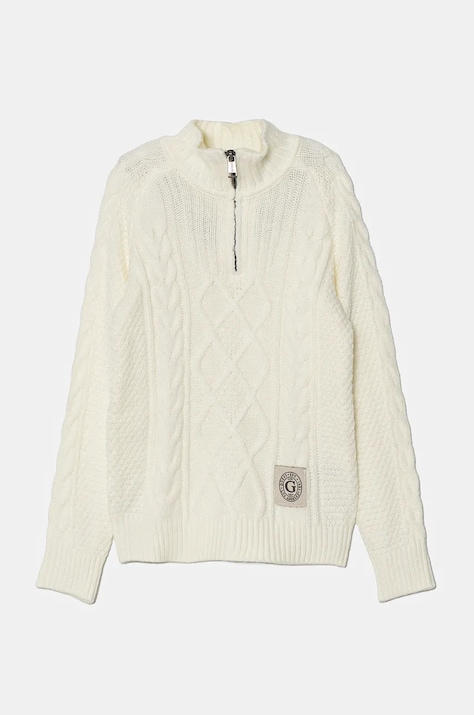 Дитячий светр Guess колір білий L4BR06 Z3IH0