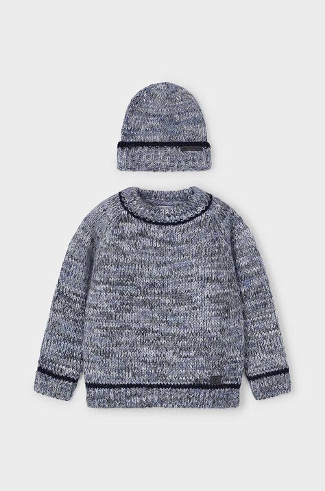 Детски пуловер Mayoral в синьо 4339