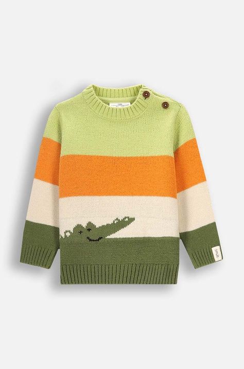 Бебешки пуловер Coccodrillo SMILE BOY NEWBORN