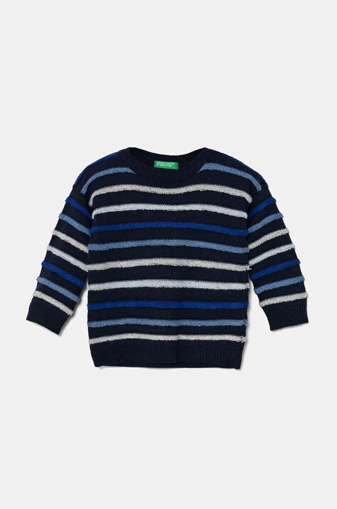 Детский свитер United Colors of Benetton цвет синий лёгкий 1041H1029