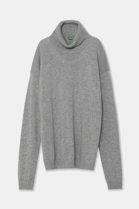 Детский свитер с примесью шерсти United Colors of Benetton цвет серый 1032C200D