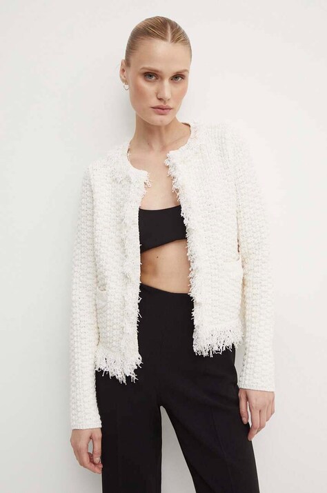 A.L.C. cardigan April femei, culoarea bej, călduros, 7SWCA00207
