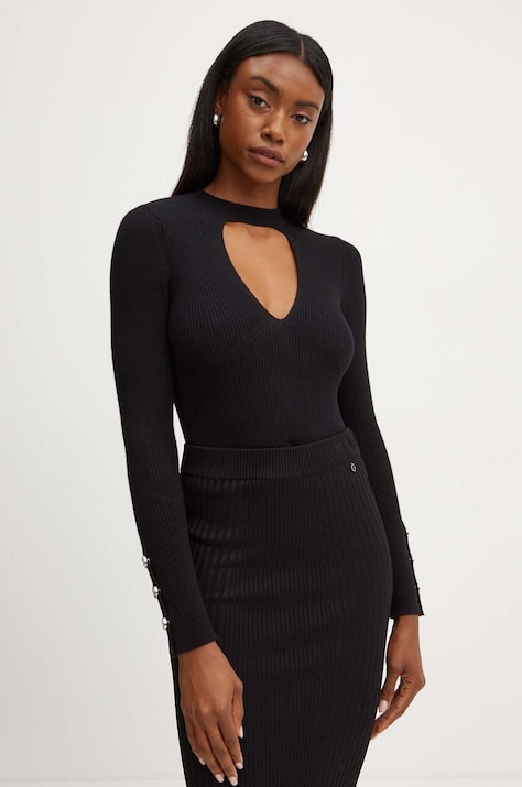 Pinko maglione in lana donna colore nero  104015 A15S