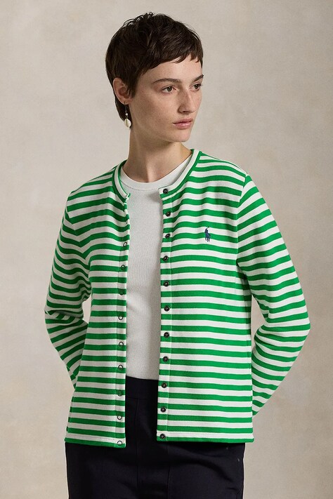 Polo Ralph Lauren cardigan donna colore blu 211942806