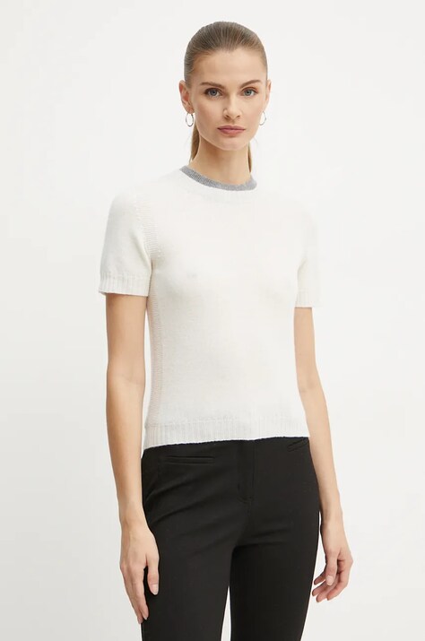 Pinko pulover de lana femei, culoarea bej, light, 104342 A277