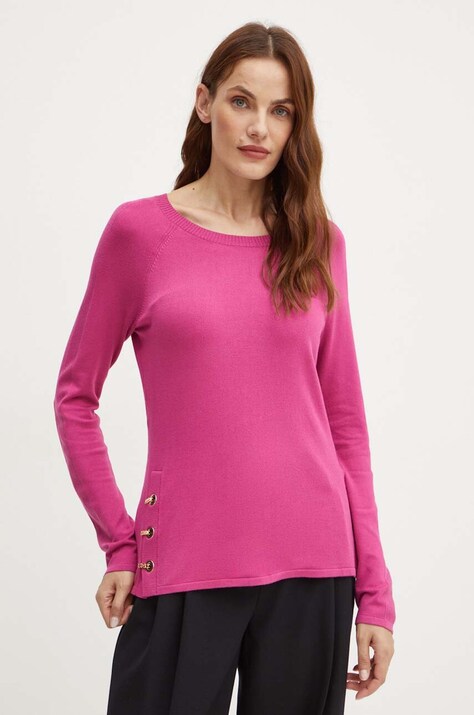 Liu Jo pulover femei, culoarea roz, light, TF4098 MS49I