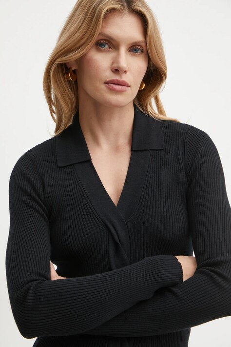 Свитер Liu Jo женский цвет чёрный лёгкий WF4016 MS49I