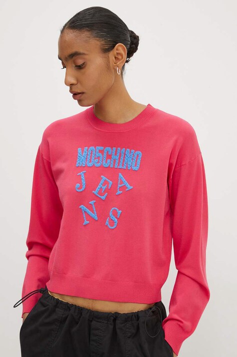Moschino Jeans maglione donna colore rosa  0925.8205