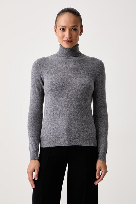 United Colors of Benetton Dolcevita da donna in lana grigia 1002D2348
