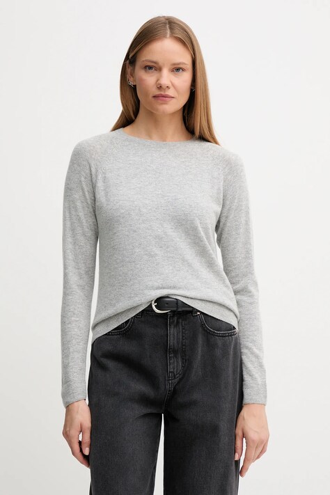 United Colors of Benetton maglione in misto lana donna colore grigio  1035D1P17