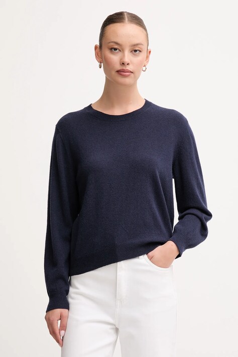 Вовняний светр United Colors of Benetton колір чорний  1002D10BG