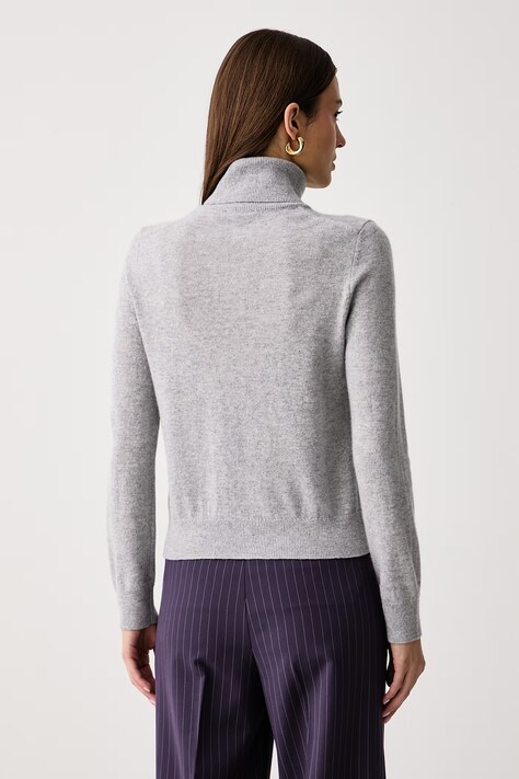 United Colors of Benetton Sweter damski kaszmirowy szary 1033D202D