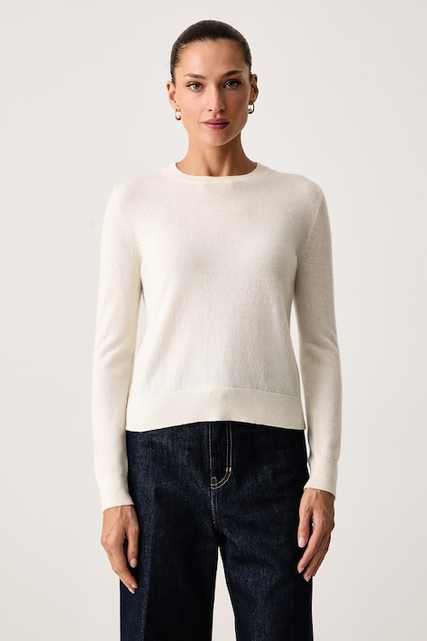 United Colors of Benetton Sweter damski kaszmirowy beżowy 1033D107P