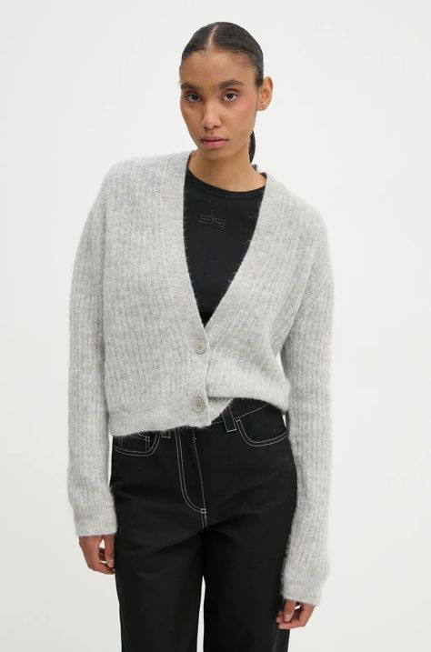 Drykorn cardigan in lana colore grigio 420171 88587